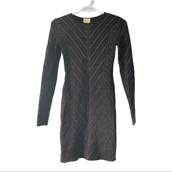 Torn by Ronny Robo Long Sleeves Bodycon Dress - Picture 4 of 15